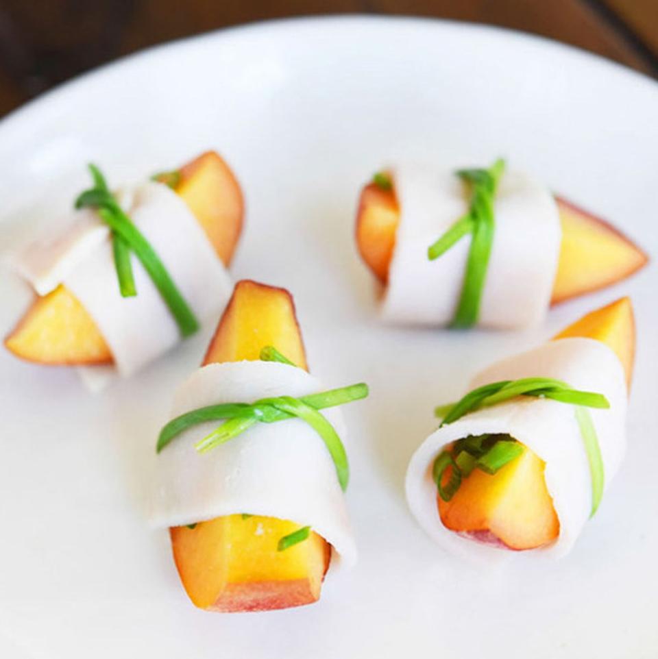 Peach and Turkey Roll-Ups from BuzzFeed Food