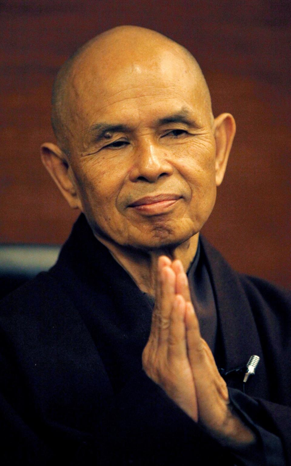 Thich Nhat Hanh in Bangkok, 2010 - REUTERS/Chaiwat Subprasom/File Photo