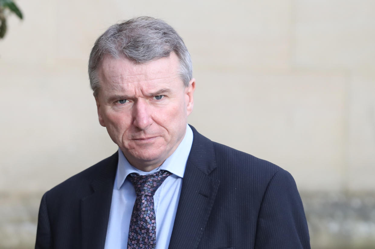 Brian McConnachie QC outside the High Court in Glasgow in the trial of a 16 year old boy who is charged with the murder of six year old Alesha MacPhail.