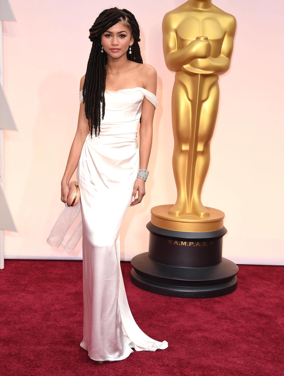 Zendaya, ici aux Oscars, en février 2015.