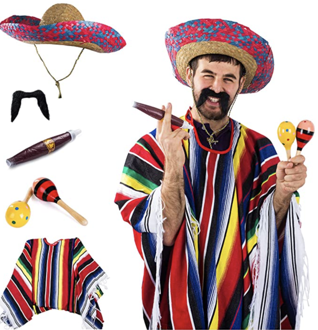 Where can I get the Packer sombrero and poncho for the Christmas