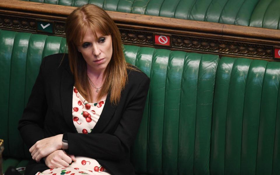  Angela Rayner, Labour’s deputy leader, who purchased a pair of £249 wireless earphone AirPods - AFP