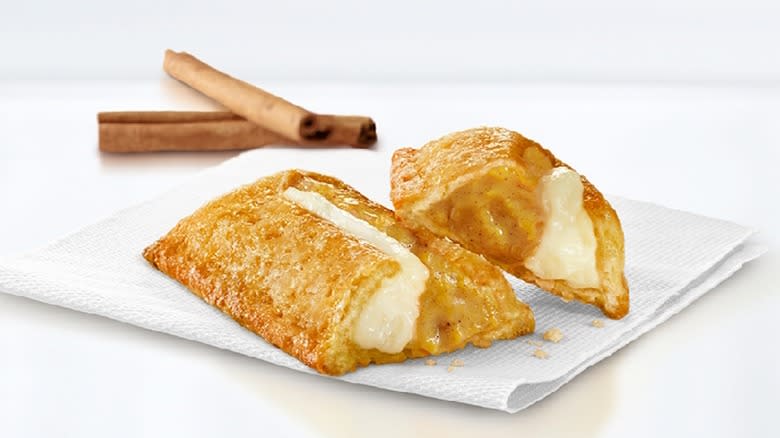 McDonald's pumpkin and creme pie