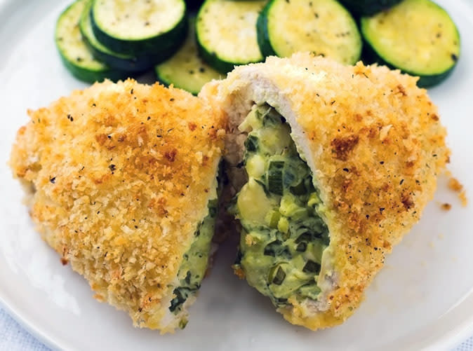 Spinach Cream Cheese-Stuffed Chicken Breast