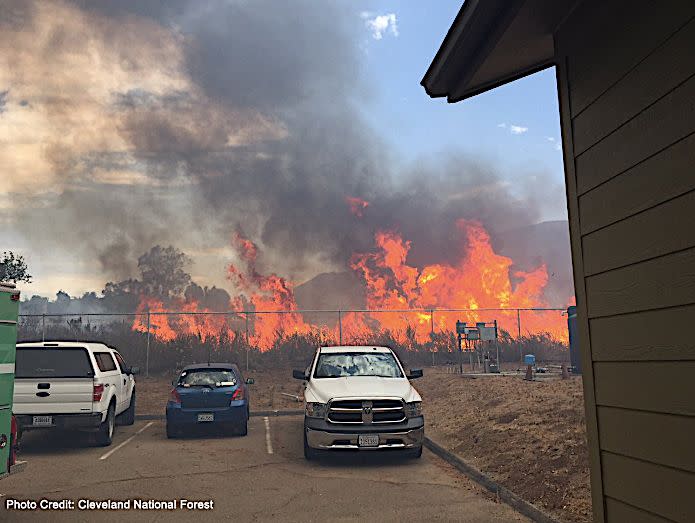 The Cleveland National Forest is located in California. (Photo: Cal Fire/Cleveland National Forest)