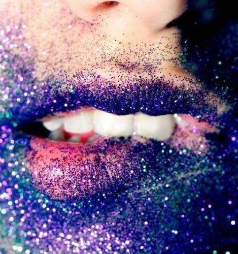 artistic messy glitter image