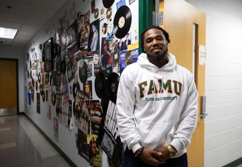 FAMU Professor Maurice Johnson poses for a portrait Tuesday, Oct. 25, 2022 in Tallahassee, Fla.