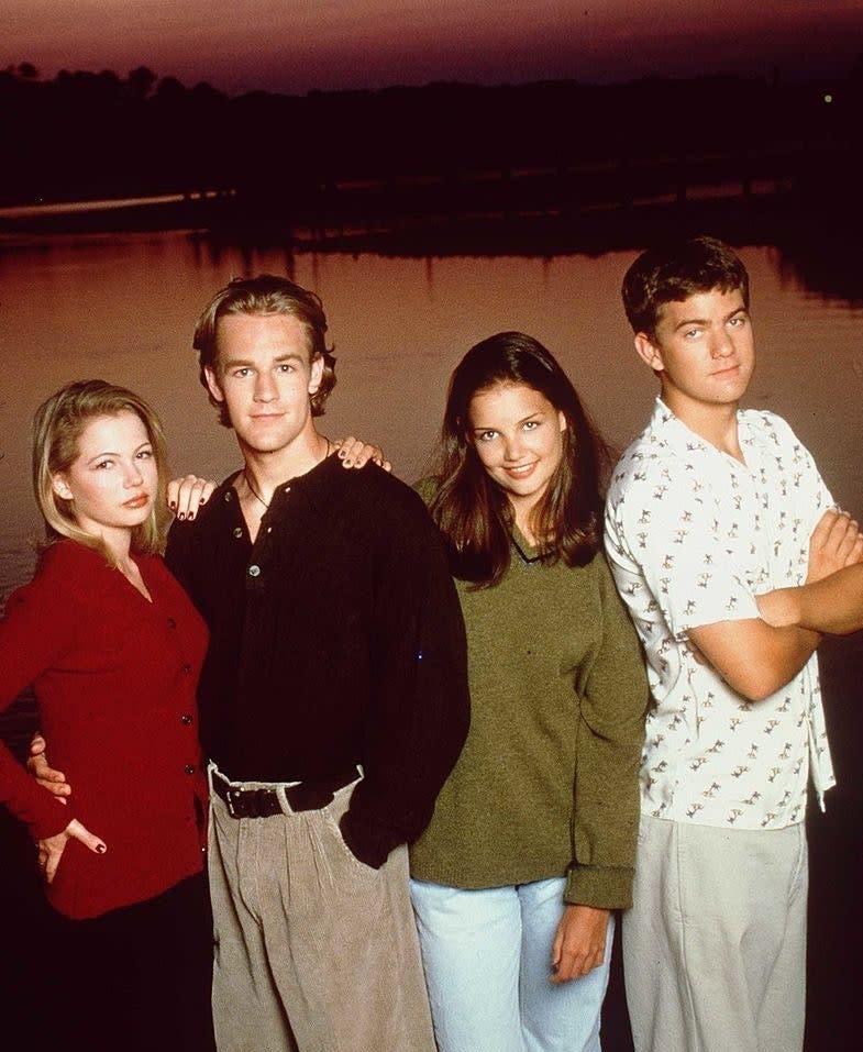 with the cast of dawson's creek