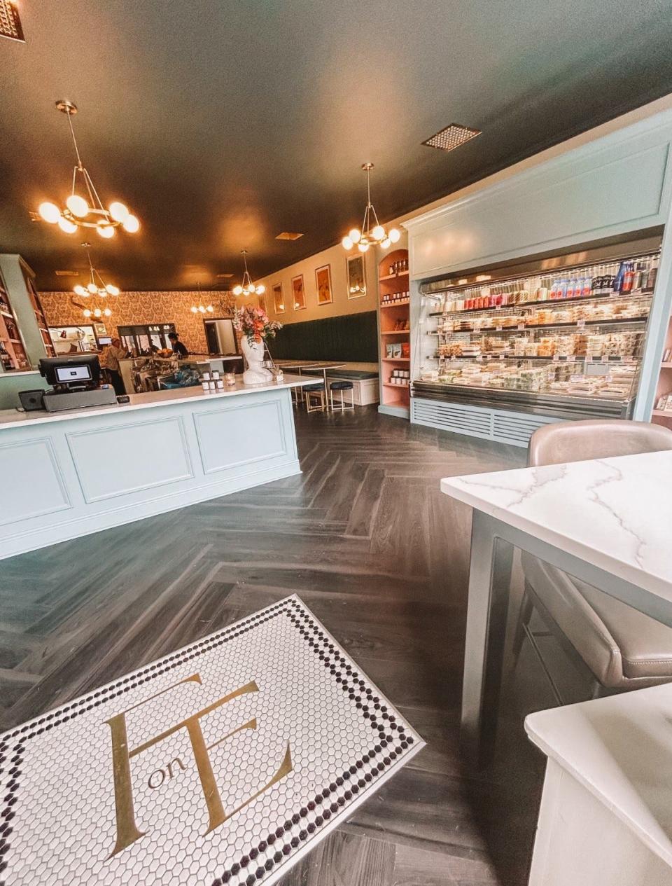 A major focus of the owners was to create and ambiance with the interior of Fare on Eighth. "We want people to have an experience and for this to become a destination for people," April Sellers said.