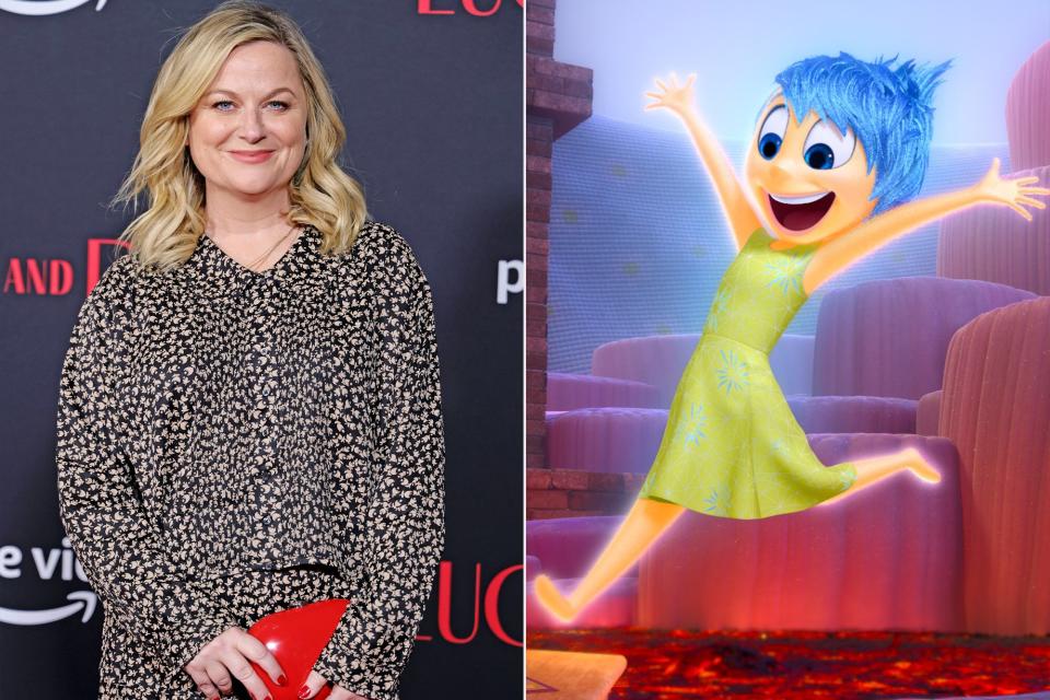 Amy Poehler attends the Los Angeles premiere of "Lucy and Desi" at Directors Guild of America on February 15, 2022 in Los Angeles, California. (Photo by Momodu Mansaray/WireImage)Inside Out (2015) (l-r) Amy Poehler and Phyllis Smith