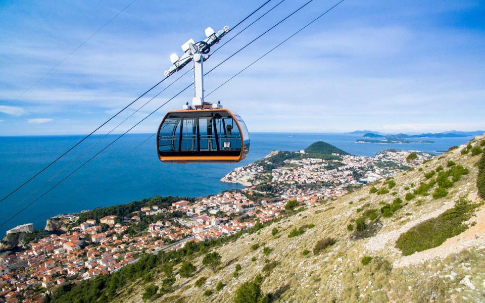 The Dubrovnik Cable Car to the peak of Mr Srđ is one of the best ways to see Dubrovnik.