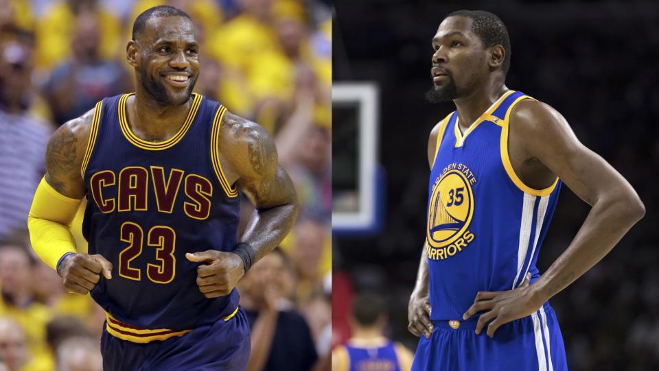 The Cavs and Warriors had to move a lot of parts to sign LeBron James and Kevin Durant, respectively. (AP)