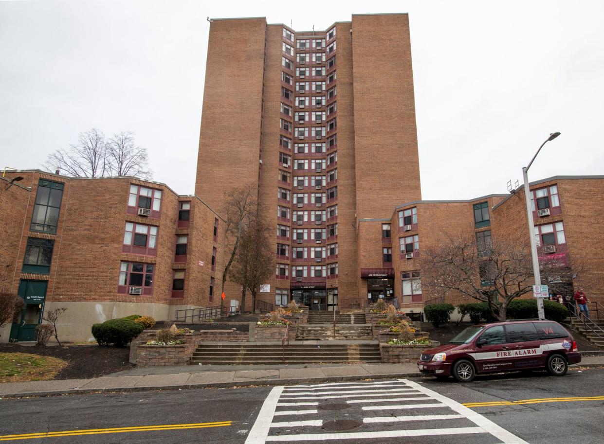 The apartment complex at 16 Laurel St. has 120 apartments.