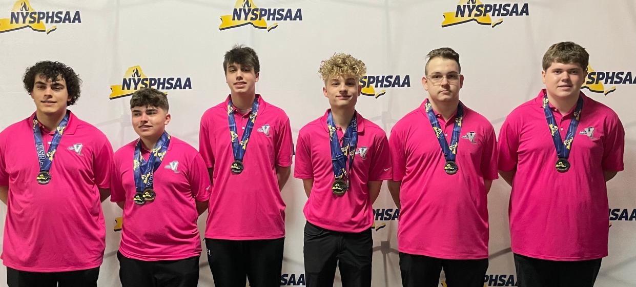Section V's boys composite team was the runner-up at the NYSPHSAA Championships Saturday, March 9 in Syracuse.