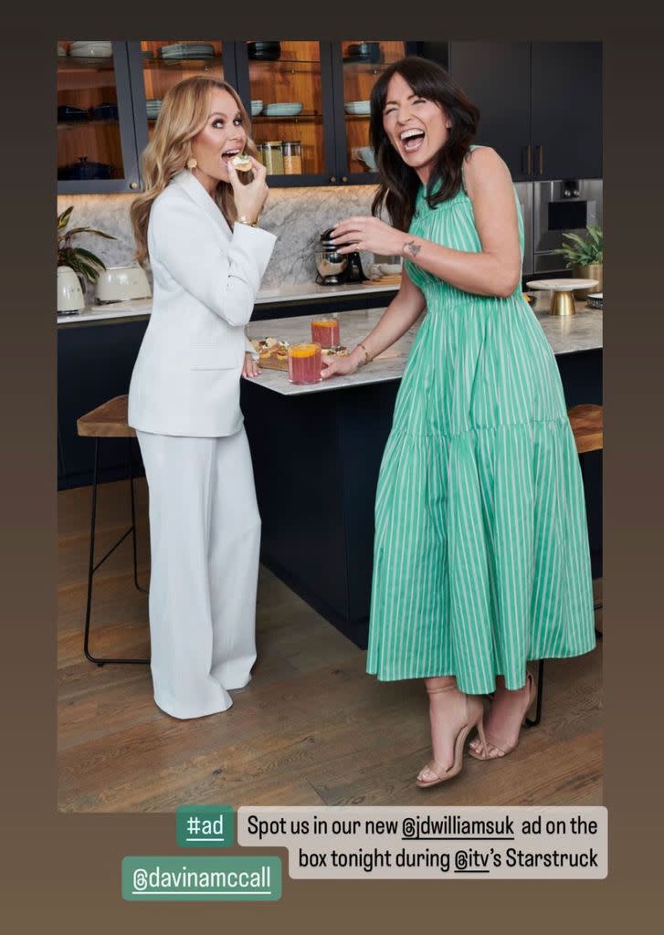 amanda holden and davina mccall