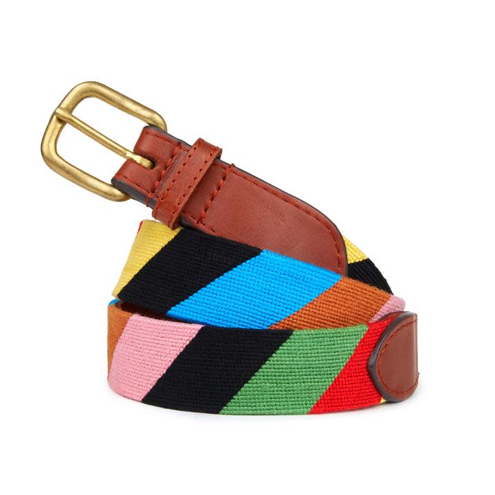 croquet stripe belt