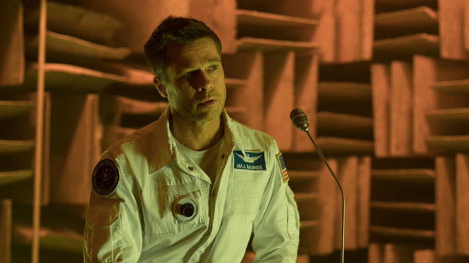 Brad Pitt has been tipped for a potential Oscar for his work in 'Ad Astra'. (Credit: 20th Century Fox)