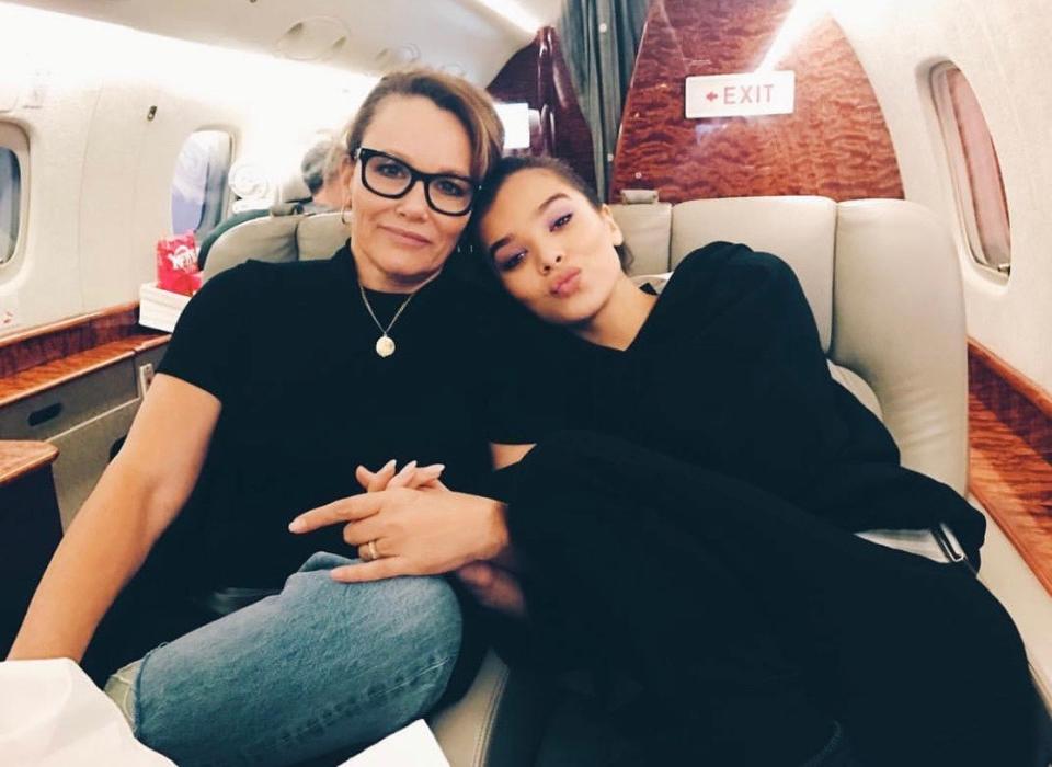 <h1 class="title">Singer Hailee Steinfeld with mother Cheri Steinfeld, Mother's Day 2020</h1><cite class="credit">Courtesy of Hailee Steinfeld</cite>