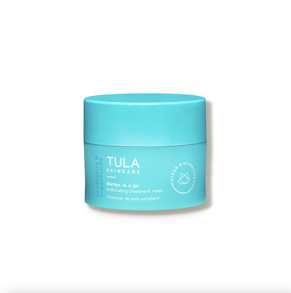 <p><a href="https://go.redirectingat.com?id=74968X1596630&url=https%3A%2F%2Fwww.ulta.com%2Fp%2Fdetox-in-a-jar-exfoliating-treatment-mask-xlsImpprod18731045&sref=https%3A%2F%2Fwww.oprahdaily.com%2Fbeauty%2Fskin-makeup%2Fg33447208%2Fbest-face-exfoliator%2F" rel="nofollow noopener" target="_blank" data-ylk="slk:Shop Now;elm:context_link;itc:0;sec:content-canvas" class="link ">Shop Now</a></p><p>Detox in a Jar Exfoliating Treatment Mask</p><p>$48.00</p><p>ulta.com</p><span class="copyright">Tula</span>