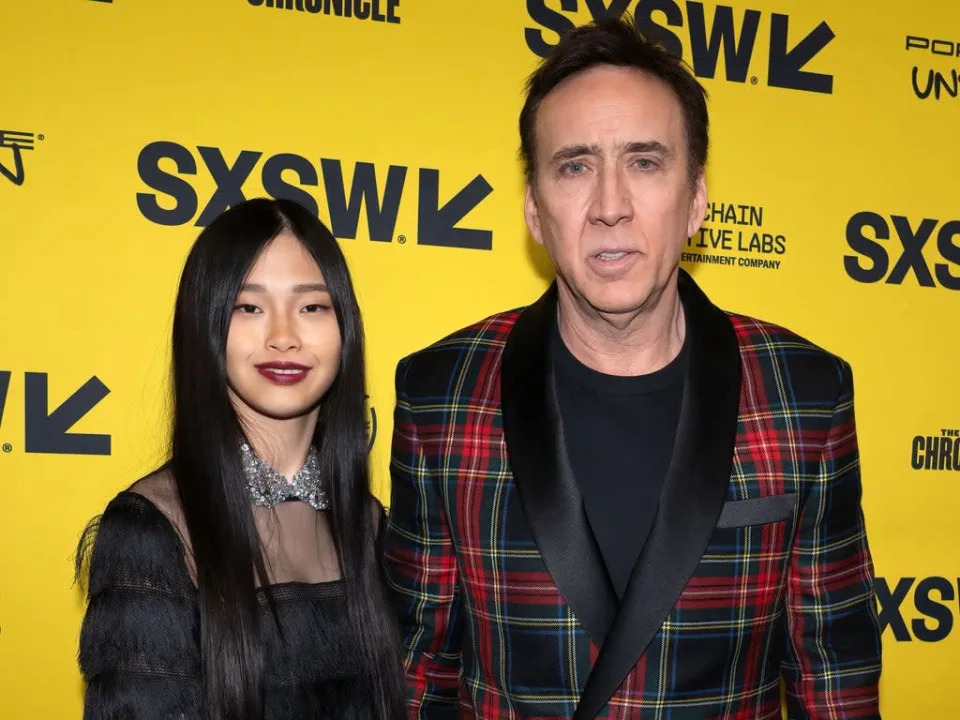 Nicolas Cage reflects on fifth marriage to Riko Shibata  (AFP via Getty Images)