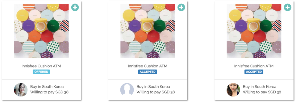 Request to buy Innisfree my cushion atm