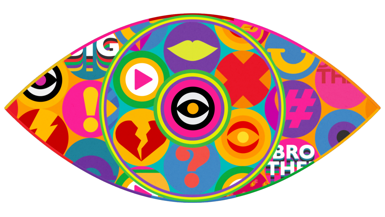  The colourful Big Brother 2023 logo. 