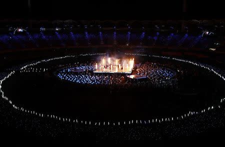 Gold Coast 2018 Commonwealth Games - Closing Ceremony - Carrara Stadium - Gold Coast, Australia - April 15, 2018. Artists perform. REUTERS/Paul Childs