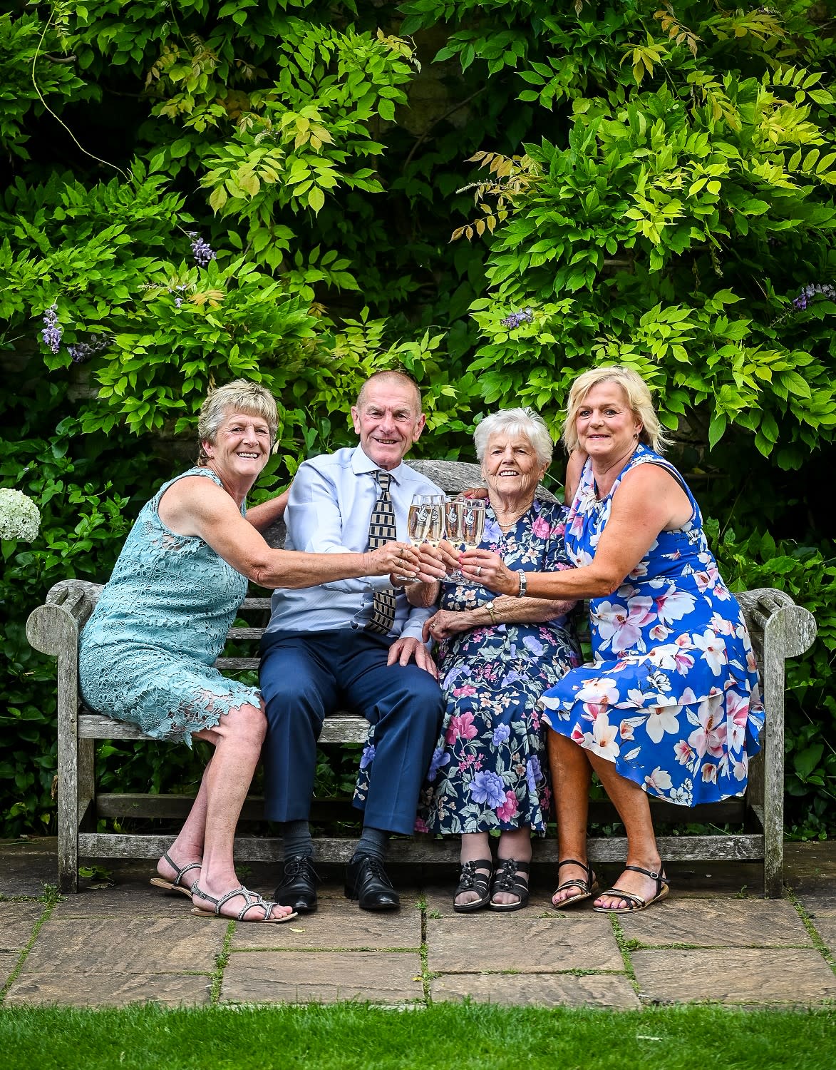 Audrey Cobb, 87, and her three children David Cobb, 67, Carol Nobbs, 55 and 60-year-old Sandra Digby, have each won a share of £1,000,000 after their syndicate's lottery numbers came in. (National Lottery/ PA)