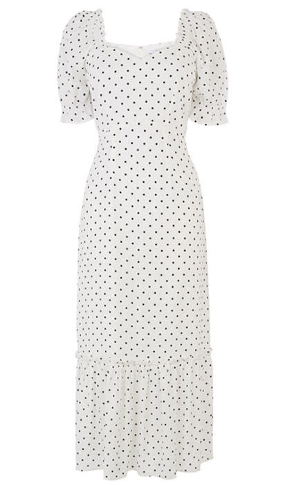 Holly Willoughby's white polka-dot Warehouse dress has This Morning SO  excited