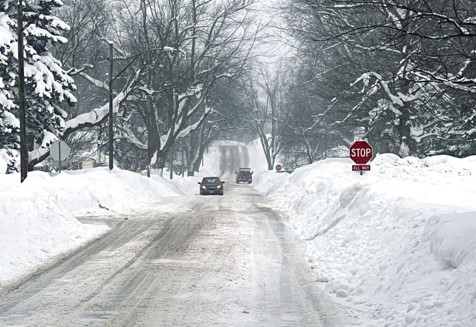 In West Seneca, they are running out of room to put the snow.