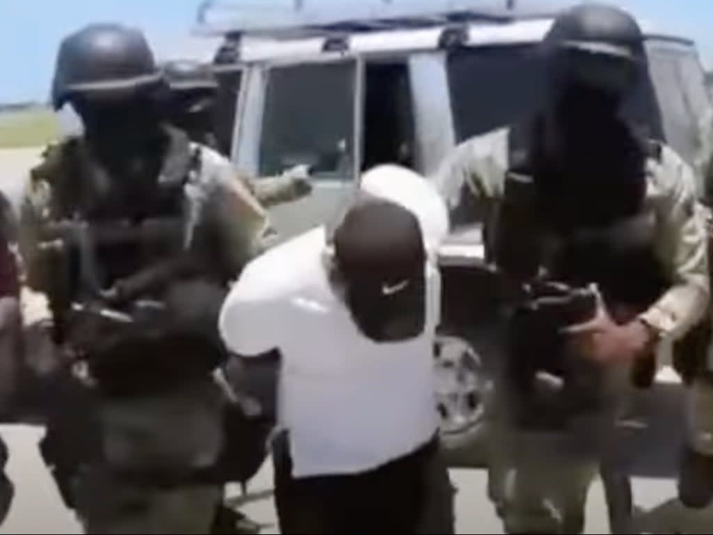 Haitian authorities prepare Germine “Yonyon” Joly — the suspected head of the 400 Mawozo gang that kidnapped 17 American and Canadian missionaries last year — for extradition to the US on weapon smuggling charges. (screengrab)