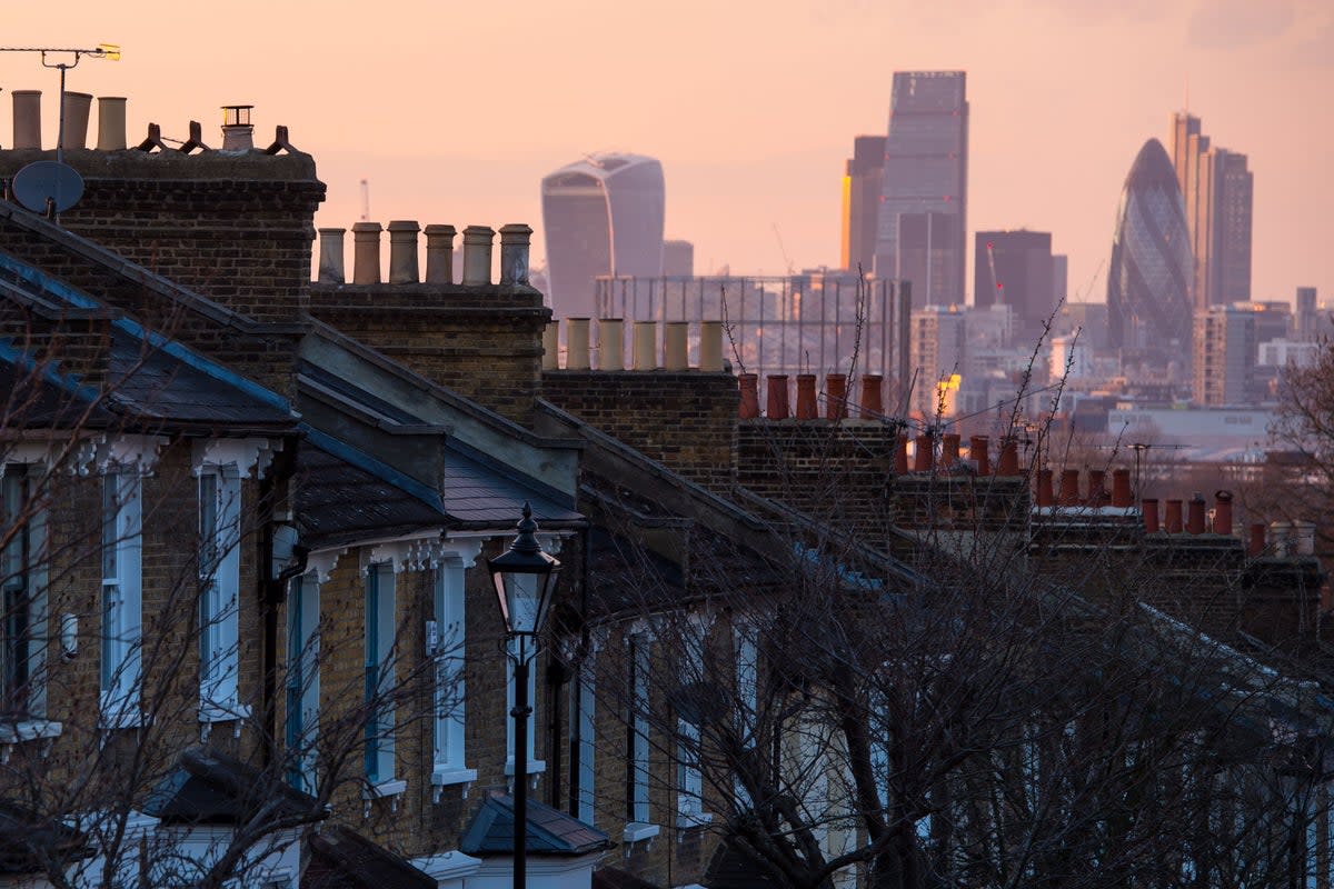 The median rent of £1,450 was equivalent to 35 per cent of median income for London renters (PA Wire)