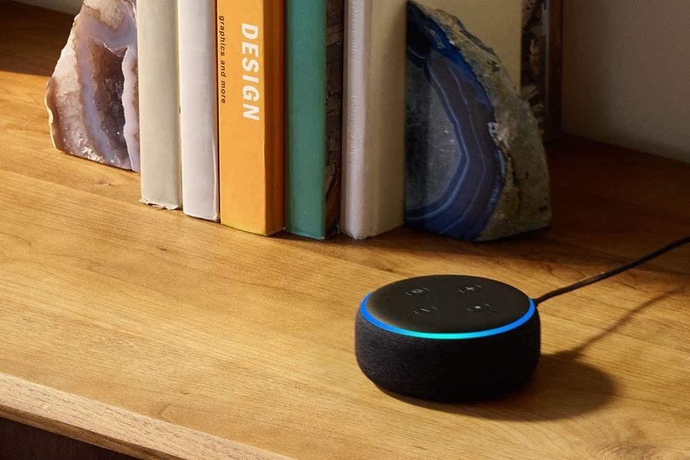 The Echo Dot smart speaker: Amazon