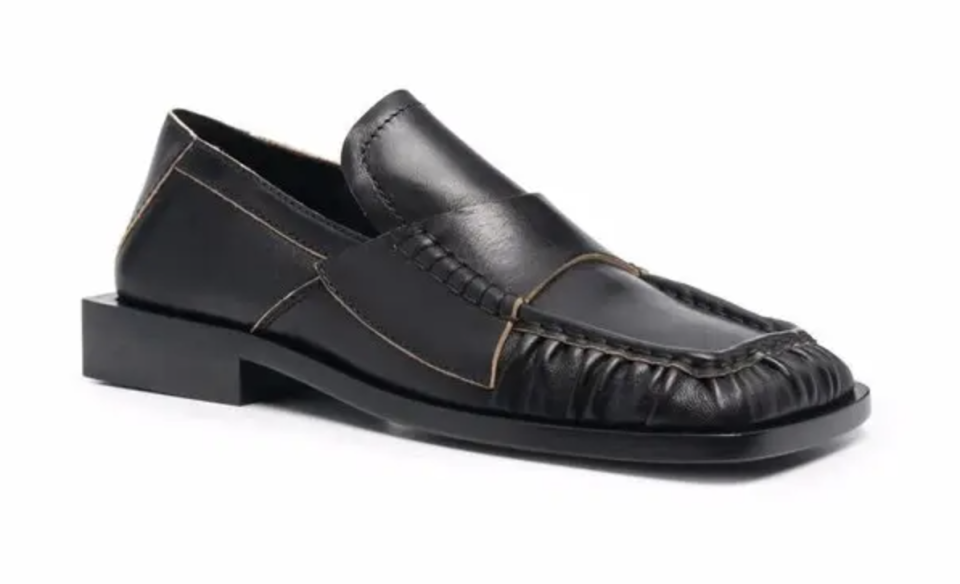 Acne Studios loafers.