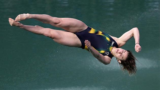 Diver Maddison Keeney says the Rio diving pool was more gross than ever as she qualified for the 3m springboard final.