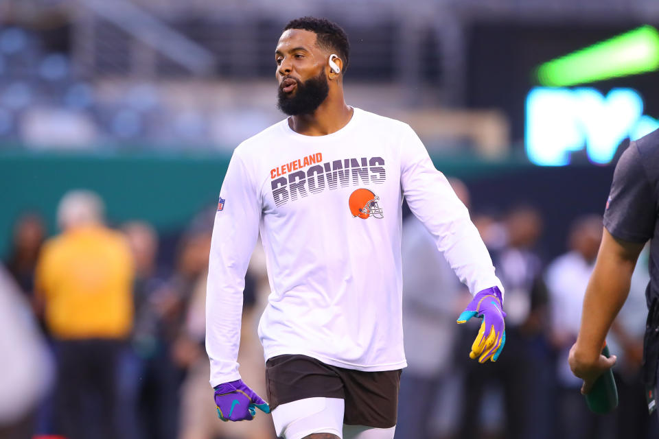 Watch me now: Timepiece brand Daniel Wellington announced a partnership with Odell Beckham Jr. on Wednesday. (Getty Images)