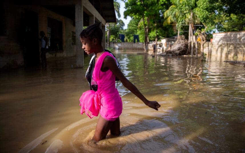 Tropical Storm Laura is expected to make landfall in the US this week - Dieu Nalio Chery /AP