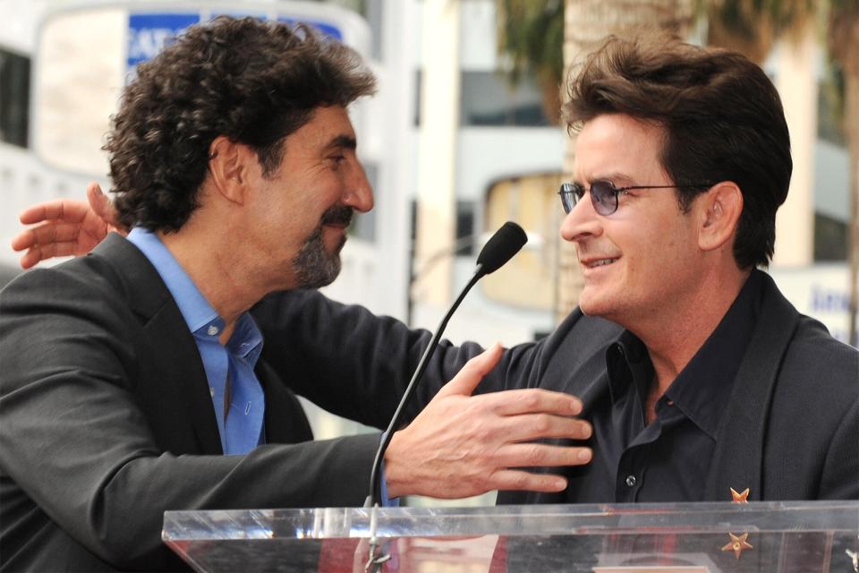 Chuck Lorre and Charlie Sheen