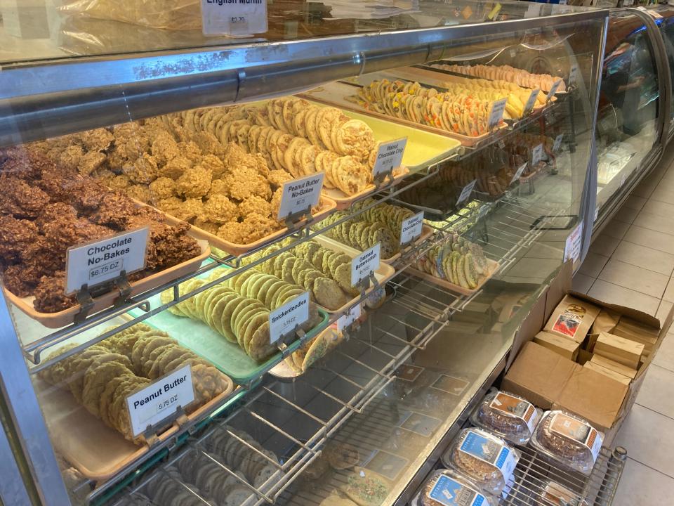 Rows of cookies are for sale at Art's Bakery, 4380 West Ridge Road. Todd and Cori Sutton, of Millcreek Township, completed the purchase of the business on Friday, March 24.