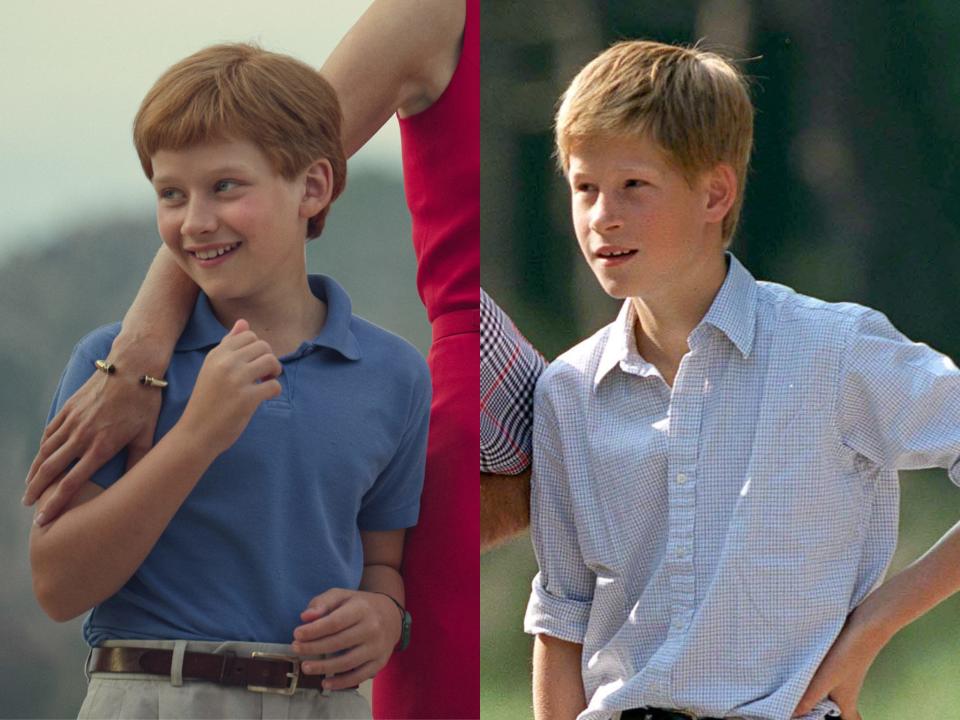 Fflyn Edwards plays Prince Harry in season six of "The Crown."