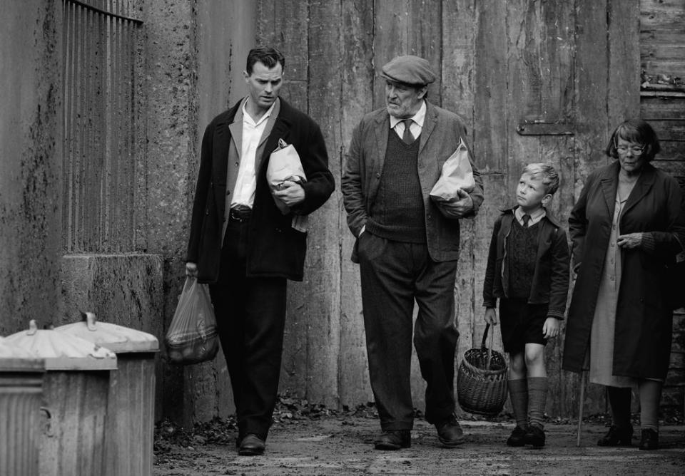 Jamie Dornan and Ciaran Hinds in Belfast