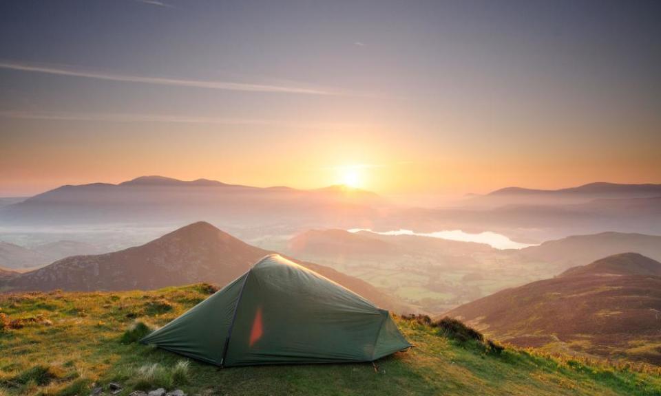 John had never been on a camping trip before but found it cheaper than a usual holiday, and said the Lake District was ‘gorgeous’.