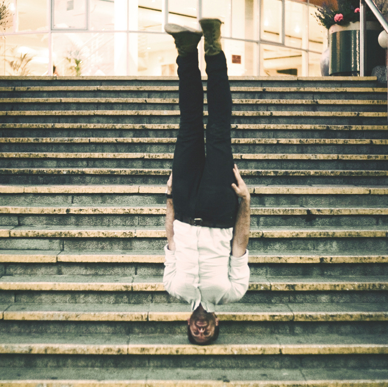 <p>Morris shows off his balance and bravery on some concrete steps. No word on what shampoo he uses.</p> <a href="http://www.stcm.co.uk/" rel="nofollow noopener" target="_blank" data-ylk="slk:(Photo by Caulton Morris);elm:context_link;itc:0;sec:content-canvas" class="link ">(Photo by Caulton Morris)</a>