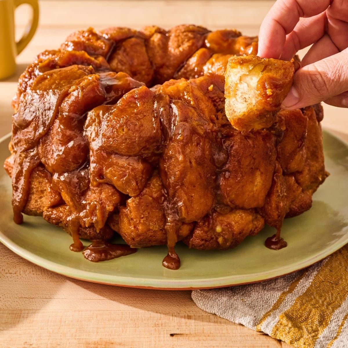 pumpkin spice monkey bread fall recipe