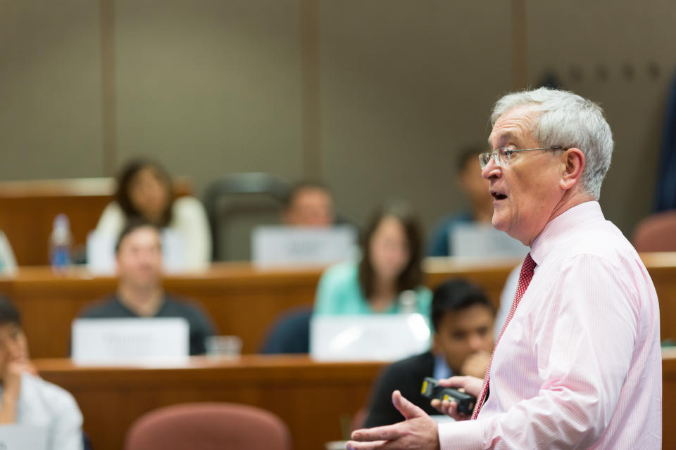 John Wells is professor of management practice at Harvard Business School. Photo: Susan Young