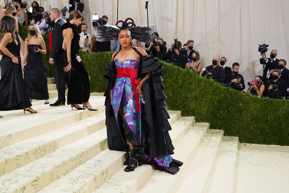 Naomi Osaka at the Met Gala.