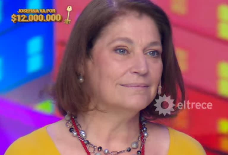 Josefina volvió a ganar y este jueves va por $15.000.000 (Foto: captura de TV / eltrece)