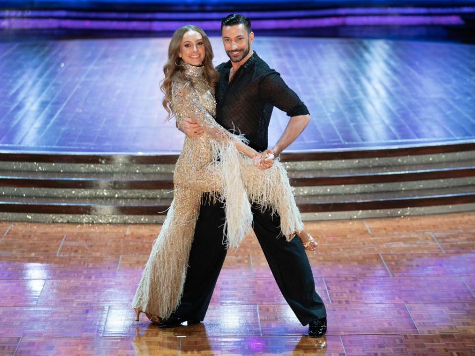 Rose Ayling-Ellis and Giovanni Pernice on ‘Strictly’ (Jacob King/PA)