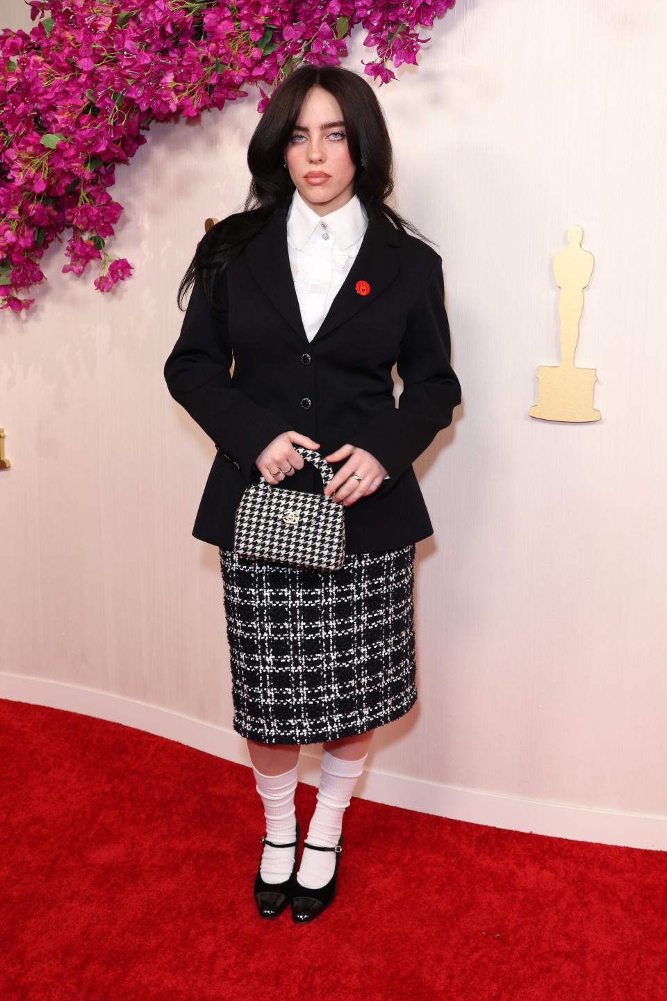 Billie Eilish on the red carpet