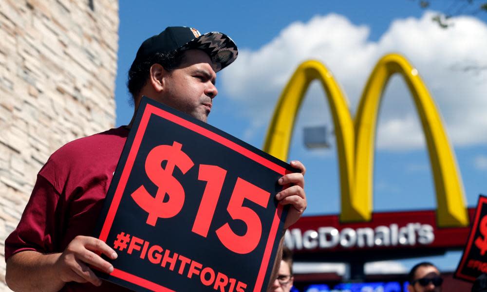 Fast-food restaurants in New York City may soon have to adhere to a law that prohibits firing an employee without just cause.